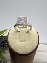 Load image into Gallery viewer, High studded pave square ring
