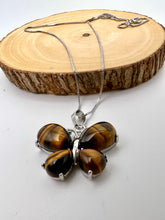Load image into Gallery viewer, Natural stone butterfly shape necklace
