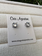 Load image into Gallery viewer, Light point zirconia diamond earrings
