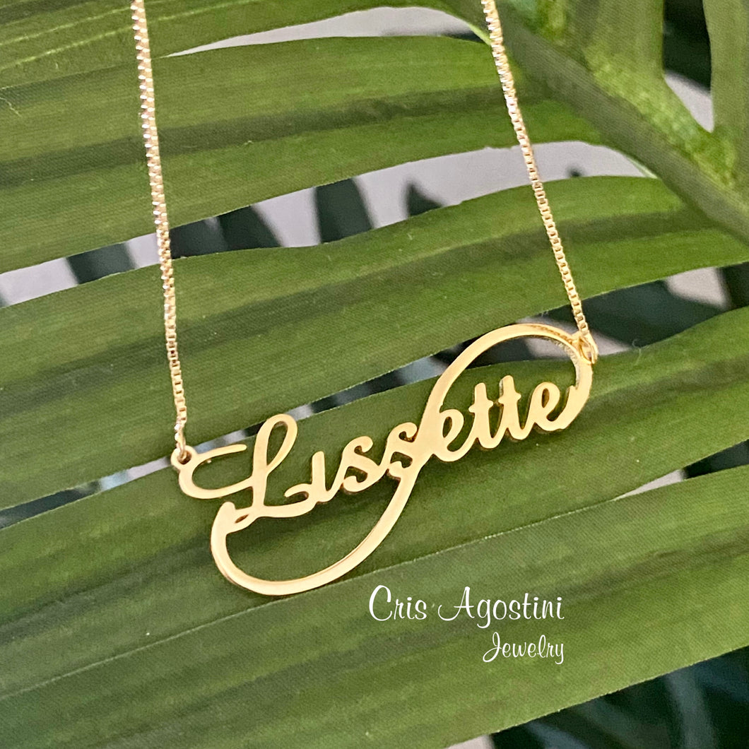 Personalized  jewelry name necklace