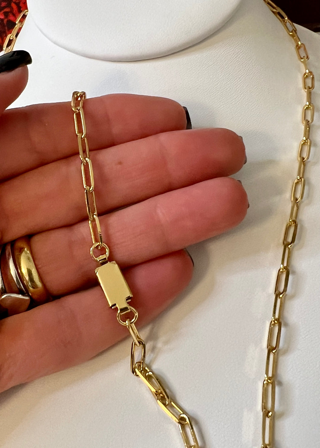 Cart link men’s chain