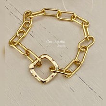 Load image into Gallery viewer, Oval link chain bracelet
