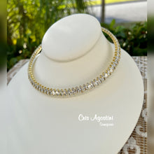 Load image into Gallery viewer, Solid crystal no clasp necklace
