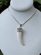 Load image into Gallery viewer, Saber tooth elephant details long necklace
