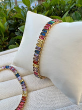 Load image into Gallery viewer, Colorful baguette bracelet jewelry clasp
