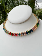 Load image into Gallery viewer, Solid crystal no clasp necklace
