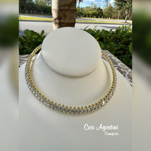 Load image into Gallery viewer, Solid crystal no clasp necklace
