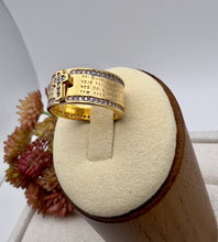 Load image into Gallery viewer, Cz Lord&#39;s prayer ring
