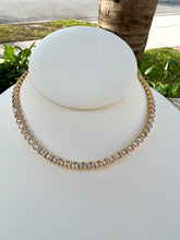 Load image into Gallery viewer, Zirconia round box finishing choker necklace
