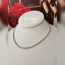 Load image into Gallery viewer, Tennis choker small cz necklace
