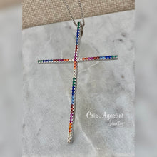 Load image into Gallery viewer, Zircônia Cross necklace
