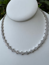 Load image into Gallery viewer, Star cubic zirconia jewelry clasp necklace
