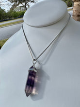 Load image into Gallery viewer, Natural stone capsule long necklace
