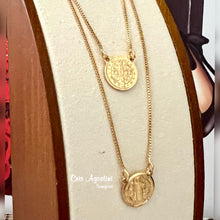 Load image into Gallery viewer, round scapular necklace
