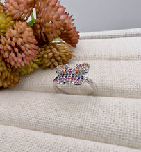 Load image into Gallery viewer, Colorful cz butterfly ring
