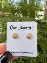 Load image into Gallery viewer, Mini studded half ball earrings
