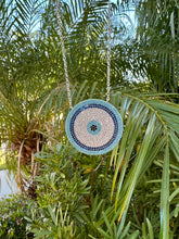 Load image into Gallery viewer, Greek eye micro pave necklace
