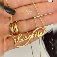 Load image into Gallery viewer, Personalized  jewelry name necklace
