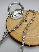 Load image into Gallery viewer, Star cubic zirconia jewelry clasp necklace
