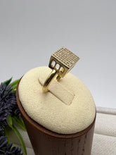 Load image into Gallery viewer, High studded pave square ring
