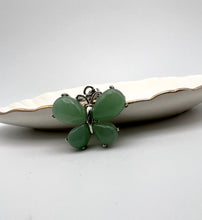 Load image into Gallery viewer, Natural stone butterfly shape necklace

