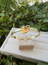 Load image into Gallery viewer, Heart pendant locker bracelet
