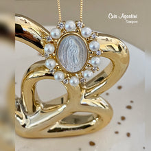 Load image into Gallery viewer, Our Lady oval pearl
