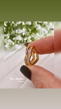Load image into Gallery viewer, Studded Heart hoop earrings
