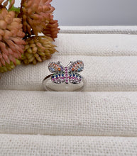 Load image into Gallery viewer, Colorful cz butterfly ring
