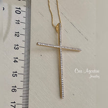 Load image into Gallery viewer, Zircônia Cross necklace
