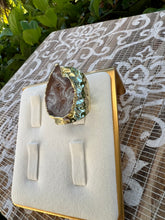 Load image into Gallery viewer, Natural agate stone ring
