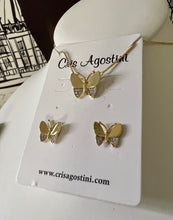 Load image into Gallery viewer, Delicate jewelry finish butterfly set
