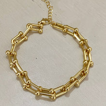 Load image into Gallery viewer, Link Gold Plated Bracelet
