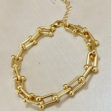 Load image into Gallery viewer, Link Gold Plated Bracelet
